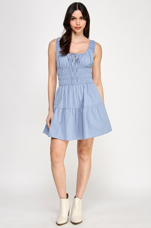 Julissa Dress in Blue